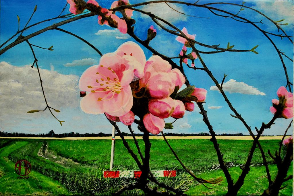 Cherryblossom
Sep. 2019, Acryl on Canvas, 60x40 cm