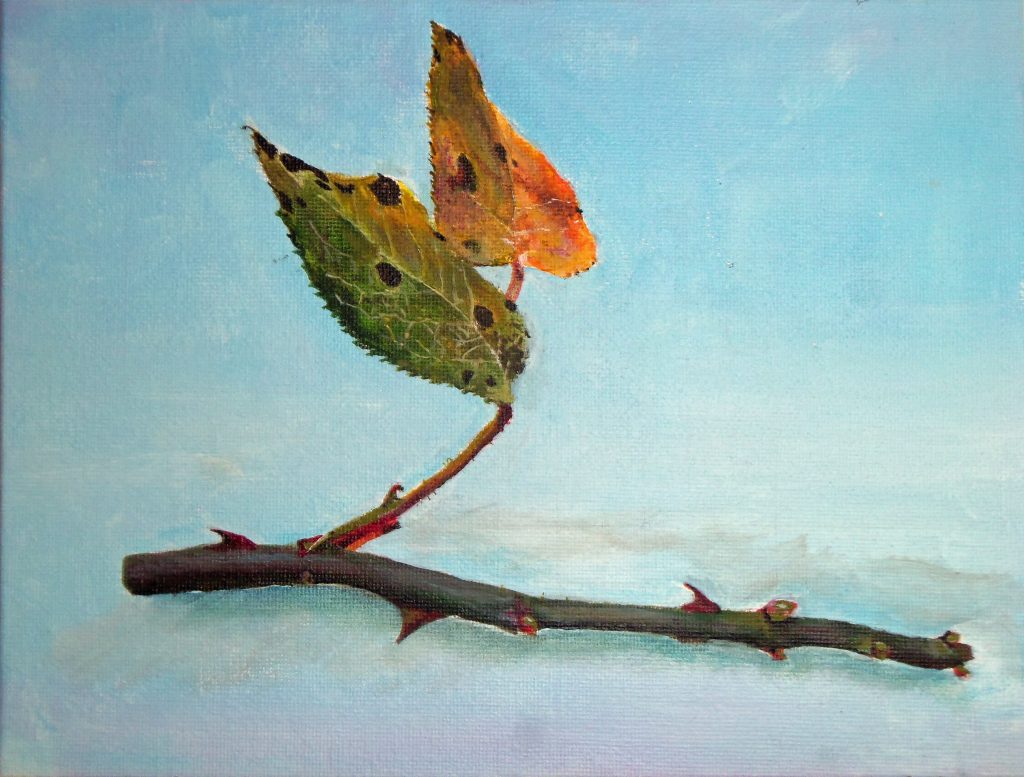 Rosenzweig
Nov. 2017, Acryl on canvas, 24x18cm