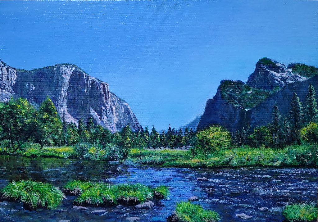 El Capitan, 
California, USA
Sep. 2019, Oil on Canvas