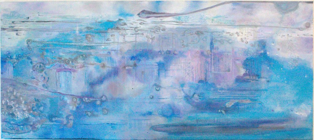 Durchblick auf den Himmel
Sep. 2020, Öl auf Leinwand, 50x100 cm, *