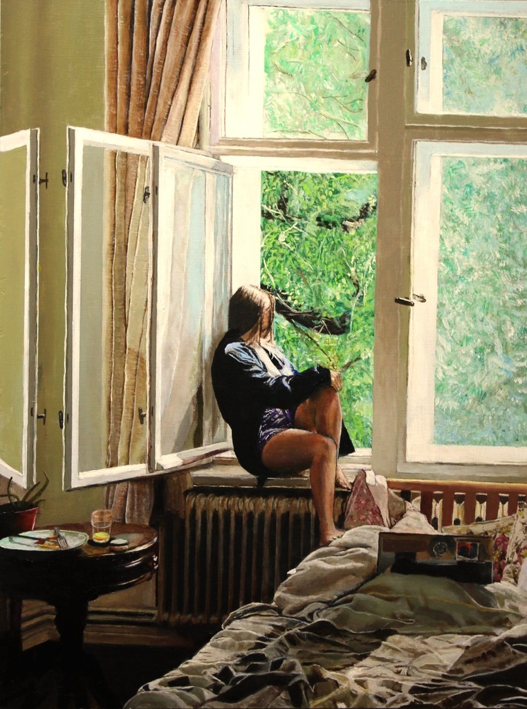 Sofie, 11.2024,Öl auf MDF.,30x40cm, *
